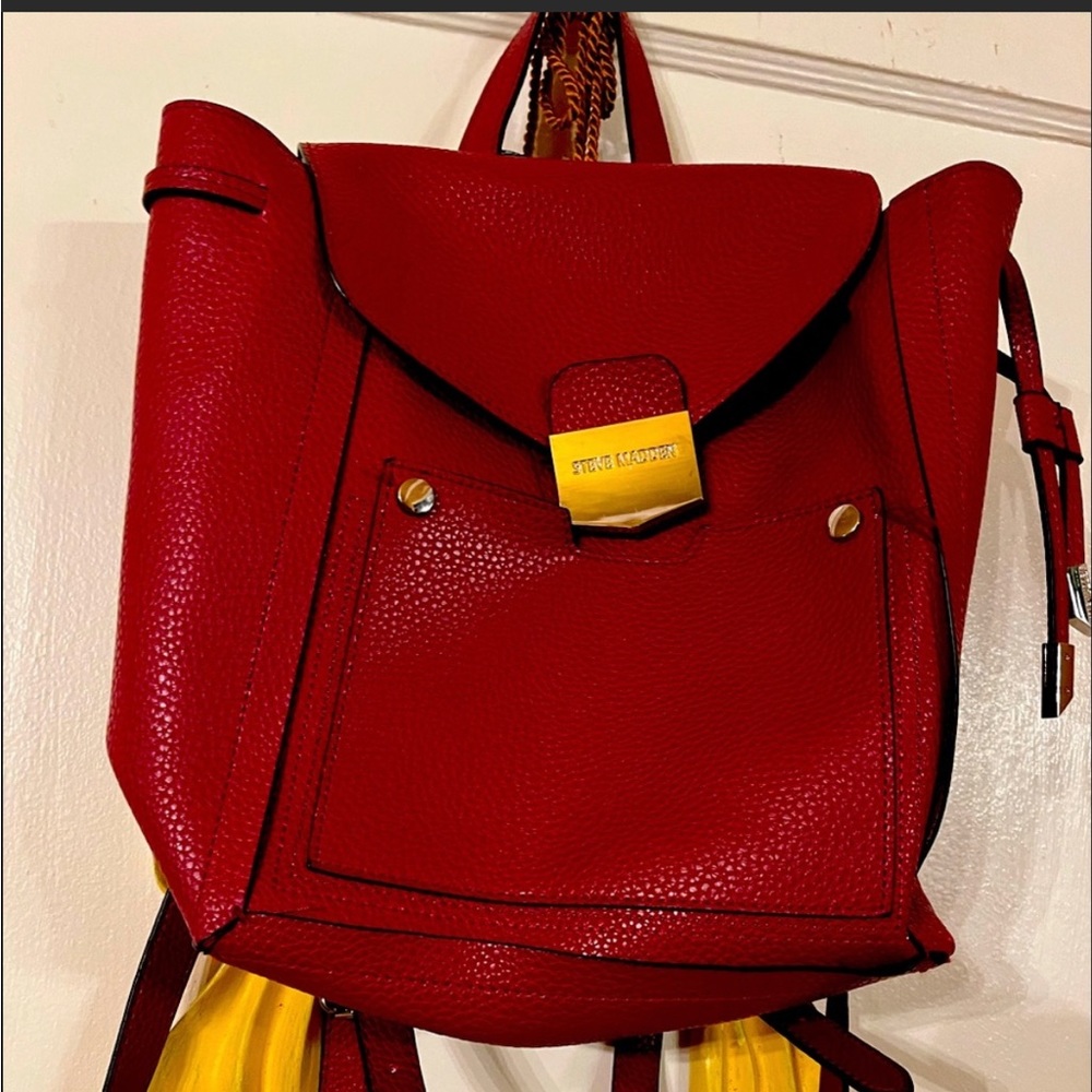 Great Steve  Madden bag.both backpack and hand held.Used 2x excellent condition